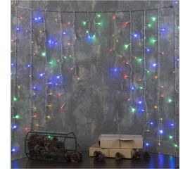 Бахрома Luazon ECO Арка, IP20, Ш1 м, В1 м, Н.С. LED-126-220V, 8 режимов, мульти 1080429 