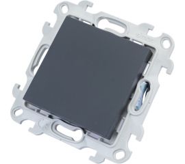 Кнопочный выключатель Simon графит 2450150-038 