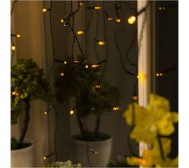 Бахрома Luazon ECO IP20, Ш3 м, В0.5 м, Н.Т. LED-80-220V, 8 режимов, желтый 3556857 