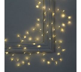 Гирлянда-нить Luazon ROSA Мишура, IP20, 2 м, Н.С. LED-100-5V, USB, фиксинг, теплый белый 5198403 