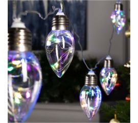 Нить Luazon ROSA 3 м, с насадками Лампочки капля 8 см, IP20, Н.С. LED-80-12V, 8 режимов, мульти 6929849 