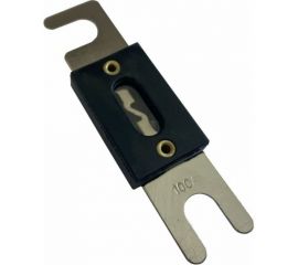 Предохранитель Nord-Yada ABF-407 ленточный с изолятором 100 A 82x19.2 мм, d 9 мм, 2 шт в упаковке 904909 