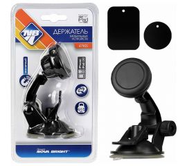 Магнитный держатель мобильного устройства Nova Bright на присоске с фиксатором 47905 