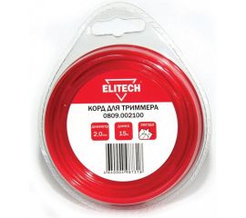 Леска (2.0 мм; 15 м; звезда) Elitech 0809.002100 
