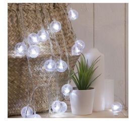 Нить Luazon DCR 5 м, с насадками Футбольный мяч, IP20, Н.С. LED-30-220V, 8 режимов, белый 2433913 