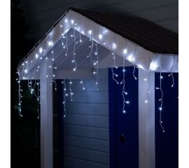 Бахрома Luazon ECO IP44, Ш4м, В0.6м, Н.Б. LED-180-220V, 8 режимов, белый 2361677 