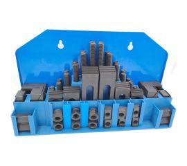 Набор станочного крепежа и прижимов из 58 предметов, Т-образный паз 12 мм, М10 TORNERI 045703 