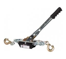 Ручная рычажная тросовая лебедка Сибталь модель X2Y3, двойной храповый механизм, три крюка, 4т, 3м 070 0005 4000 