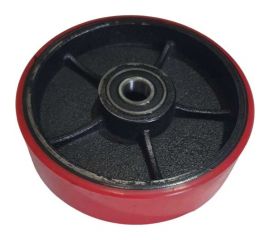 Колесо для гидравлической тележки 200х20хS50 мм, (PU) с подшипником WILMART 325(200)polb 