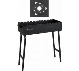 Складной мангал 5 мм, 750 + подказанник Unikit UN-МСК22 