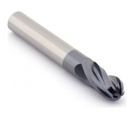 Фреза сферическая (радиусная) твердосплавная по металлу 10х22х72 мм, хв-к 10 мм, Z4 CNCINS PMK13.z4.10.22.72.30.D10 TiAlN 