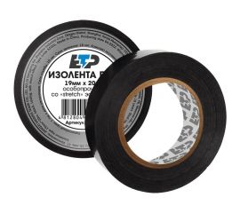 Изолента пвх ЕТР 19 мм, 20 м, черная 53206 