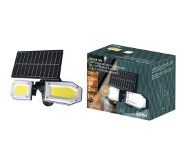 Светодиодный светильник duwi с датчиком движения Solar LED на солнечных батареях, 25Вт, 6500К, 820Лм, IP65, 3 режима, цвет черный 25018 0 
