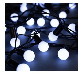 Гирлянда-нить Luazon DCR, IP44, шарики d 1.5 см, 10 м, Н.Т. LED-100-220V, 8 режимов, белый 671565 