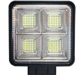 Фара рабочего света Nord-Yada 64 Вт, квадрат, 64 диода, дальний, 108х108х40 мм 908818 