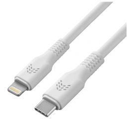 Зарядный кабель ROCKET Flex USB-C,Lightning 1 м, оплетка TPE RDC510WH01FL-CL 