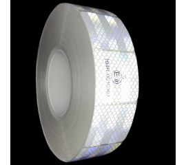 Световозвращающая сегментированная лента для тентов RTLITE RT-V104 50 мм х 50 м, белая RT-V104SW 