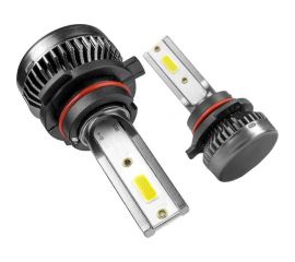 Светодиодные лампы LED для авто LEDZILLA S1 HB4 9006 25Вт 12В лампочки для автомобилей в фары ДХО птф лед, комплект 2шт S1-9006 