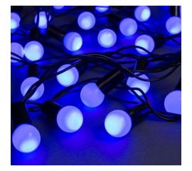 Гирлянда-нить Luazon DCR, IP44, шарики d 1.5 см, 10 м, Н.Т. LED-100-220V, 8 режимов, синий 671563 
