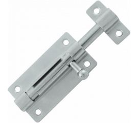 Накладная задвижка Tech-Krep ЗД 9 120х65 круглый ригель D14мм, L150мм оцинк. 145105 