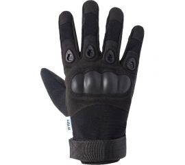 Тактические перчатки Ifrit ARES замша, нейлон, пластик, черный, р.XL Рук-601-XL 