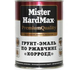 Грунт-эмаль по ржавчине HardMax Корроед RAL 5015 голубой, банка 0.9 кг, 1 шт. 4690417077977 