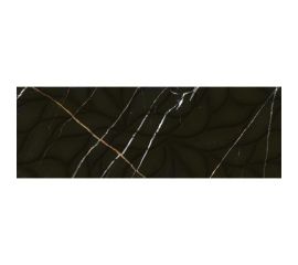 Настенная плитка Eletto Ceramica black and gold struttura 24,2x70 см 508171101 