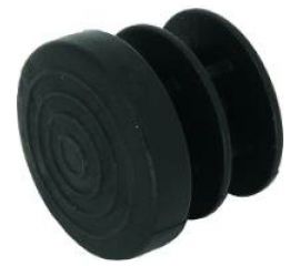 Заглушка для труб ЦКИ (диаметр 60 мм; черная; 25 шт) 29148 
