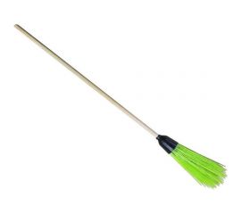 Синтетическая метла круглая (4 кольца) с черенком Рязанское предприятие Промпласткомплект 7930071180031 