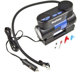 Поршневой компрессор 150PSI 35л/мин, 12A 12V с LED-фонарём MEGAPOWER M-53017 