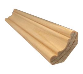 Плинтус ТД Крона 12x25х2500 мм, фигурный 21010102 