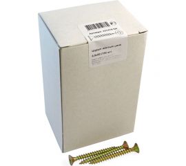 Шуруп крепежная техника жёлтый цинк 6,0x60, 150 шт. 431418 БК 