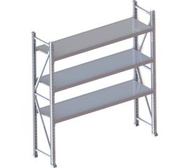 Стеллаж Ирбис Л50 2000x500x1800 мм, 3 яруса, металлические полки X961629471 