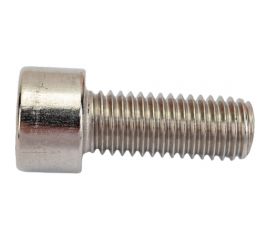 Нержавеющий винт с цилиндрической головкой KREPFIELD M10x25 мм, DIN 912, А2, внутренний шестигранник, полная резьба, 10 шт. 912A2ВИНТПР10Х25-10 