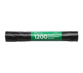 Пакеты для мусора ПВД 70x110 см, 30 мкм, 120 л, черные, в рулоне 10 шт. Optiline 23-0047 