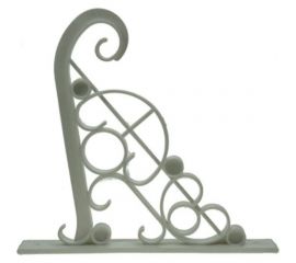 Настенный крюк ФлораПласт белый 000965 