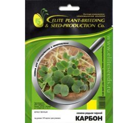 Микрозелень-семена для проращивания. Редька черная Карбон 20 г ЭС мини ELITE PLANT-BREEDING & SEED PRODUCTION Co. 1070009689 