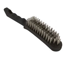 Стальная кордщетка EKF пластиковая ручка, 5 рядная Expert wbs-pl-5-exp 