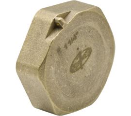 Заглушка LEXLINE 1 1/4 вн, латунь, с контрольным отверстием, 32 551742 