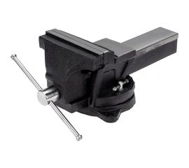 Тиски KRANZ слесарные 150мм, поворотные, с наковальней KR-12-5102 