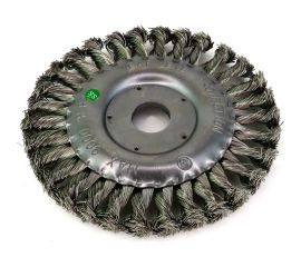 Щетка дисковая жгутовая 150x13x22.2 мм, ворс нержавеющая сталь 0.50 мм для УШМ 13-014 EuroBrush EB-DSS5L 