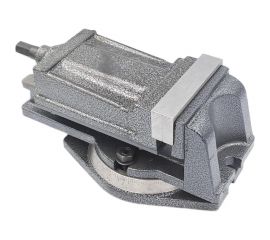 Тиски TORNERI станочные с закрытым винтом поворотные L губок 100 мм 041909 