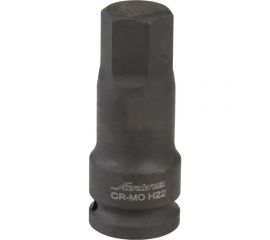 Головка ударная торцевая 1/2""DR, внешний 6-гранник, Hex22 Airline ATAS018 