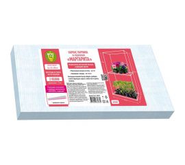 Каркас парника GARDEN SHOW Маргарита белый 2 полки на подоконник, 46x24x80 см ПТ000003170 