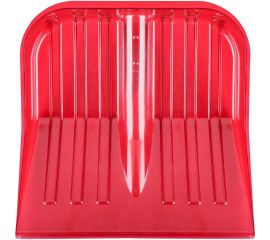 Лопата для снега ЗПИ «Альтернатива» из поликарбоната, 430x420мм, без черенка, красный М7242 