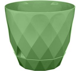 Горшок для цветов Idiland Laurel D 145 мм, 1.3 л, с поддоном, белый 221610829/01 