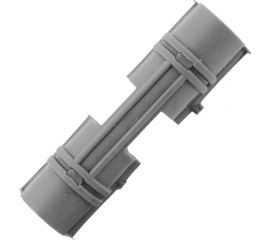 Клипсы ООО КЗНМ зажим для пленки/спанбонда 20 шт серые, для дуг d12 530921 