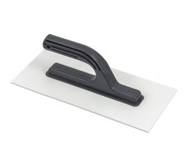 Прямая гладилка КЭС пластиковая, пластиковая рукоятка, 130x270 мм 10100007 