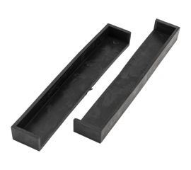 Губки-накладки быстросъемные мягкие для тисков слесарных 150 мм Berger BG BG1349 