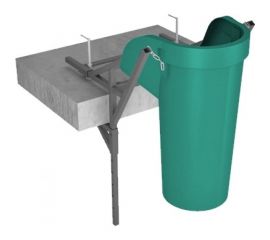 Приёмная секция мусоросброса Blitz зеленая 510.2000.401.0 